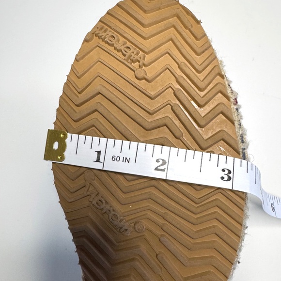 CHANEL CC Blue Red Lambskin Leather Espadrilles Flats Loafers EU 38 fit US 7 - Picture 12 of 14